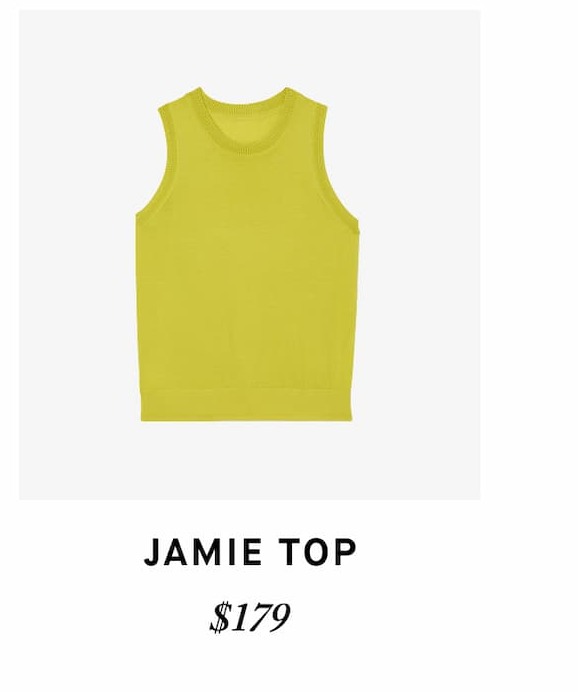 The Jamie Pointelle Tank - Light Merino