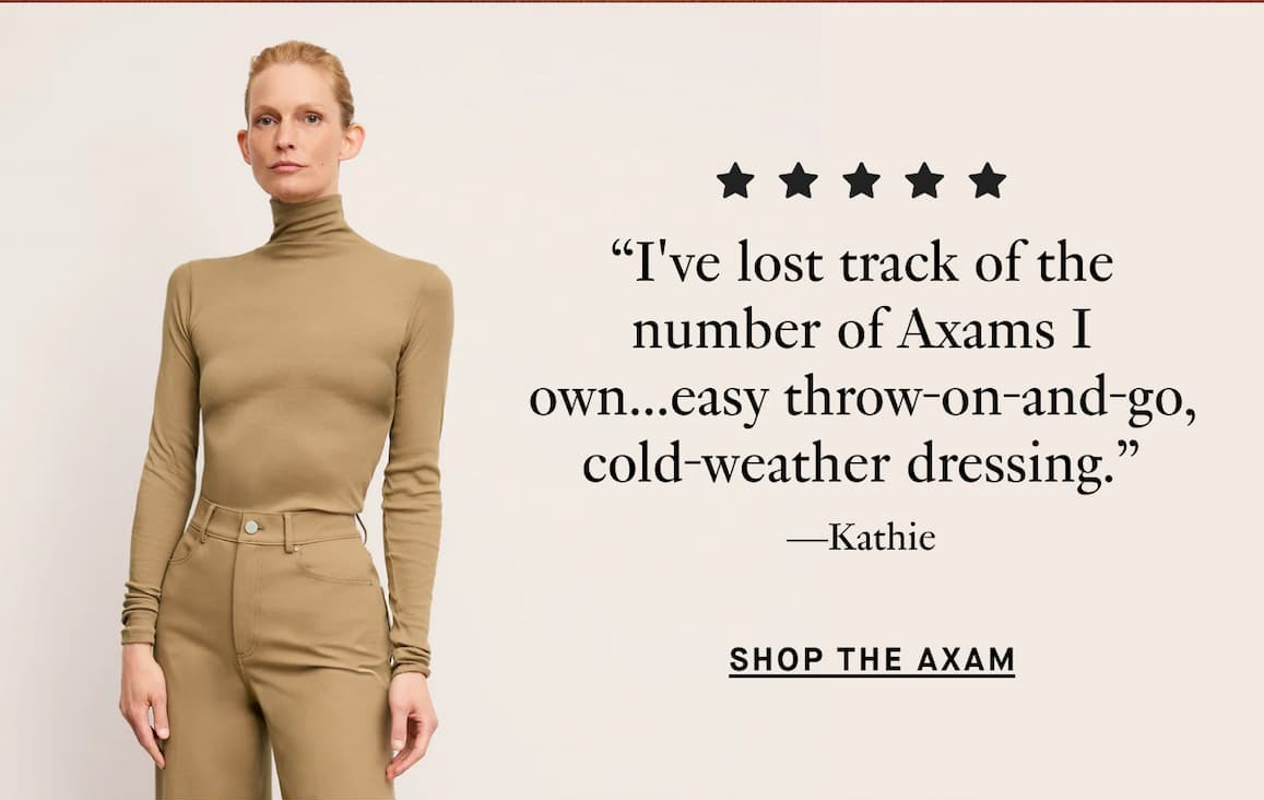 The Axam Layering Turtleneck - Organic Ribbed Pima Cotton