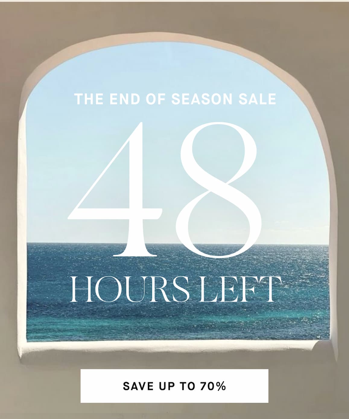 The end of season Sale