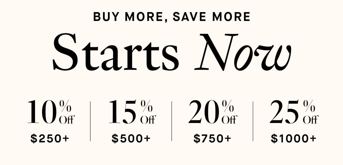 Buy More Save More | Starts Now