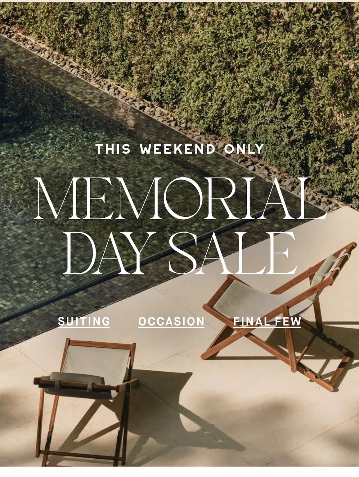 This weekend only | Memorial Day Sale