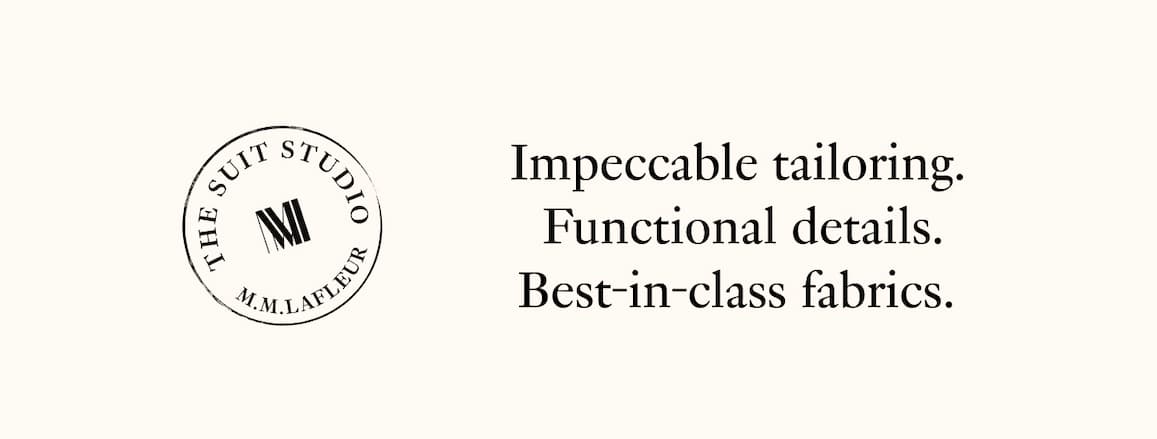 Impeccable tailoring... 