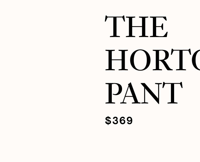 Horton Pant