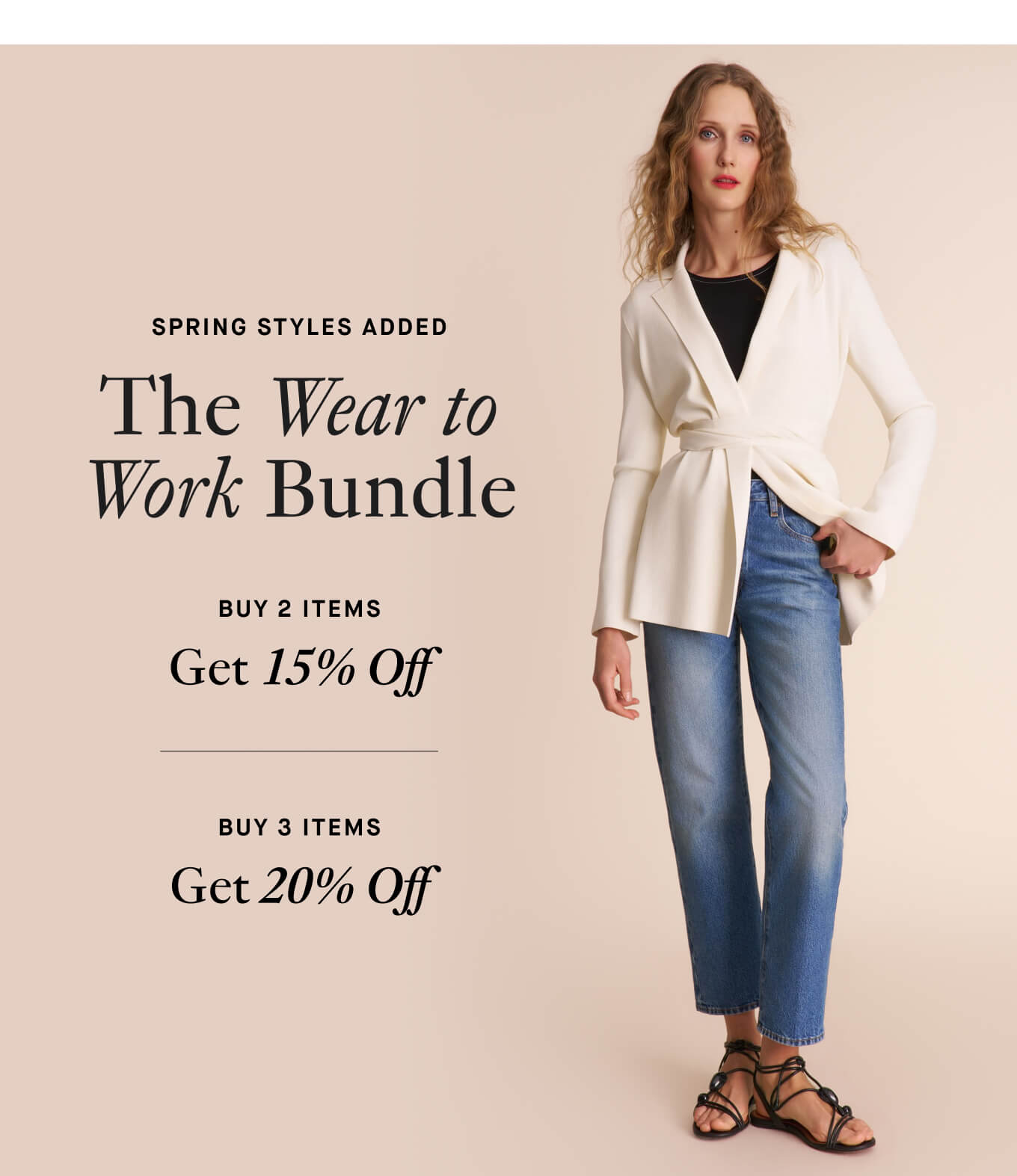 Spring styles added: The Wear to Work Bundle