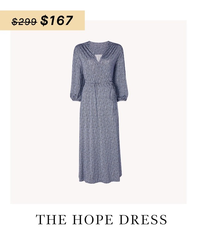 The Hope Wrap Dress - Printed Jersey
