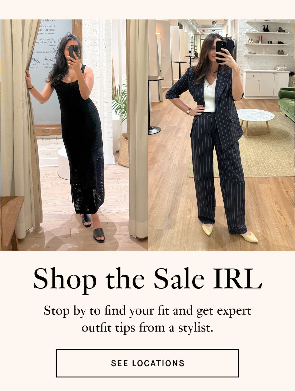 Shop the Sale IRL