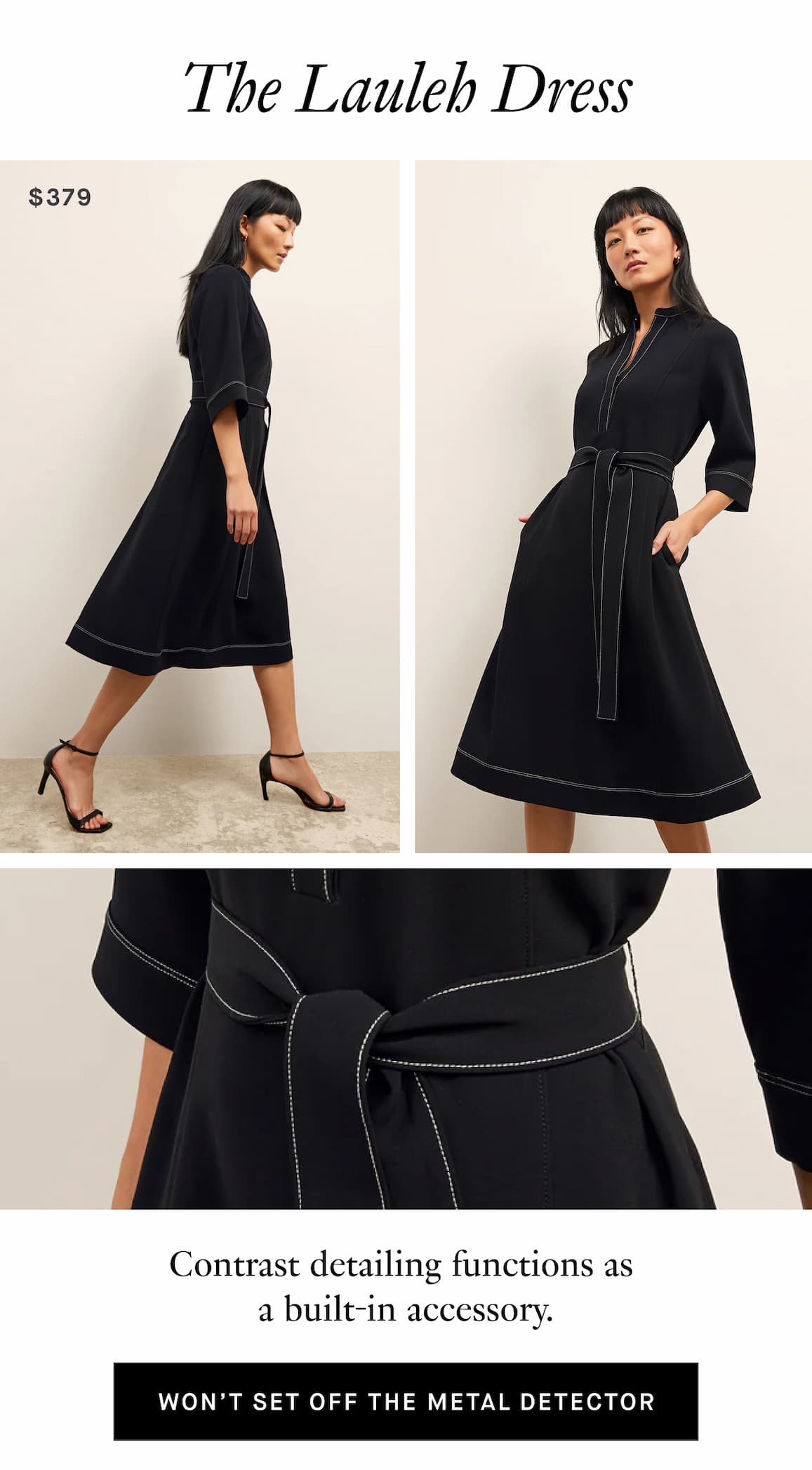 The Lauleh Dress - Everyday Crepe