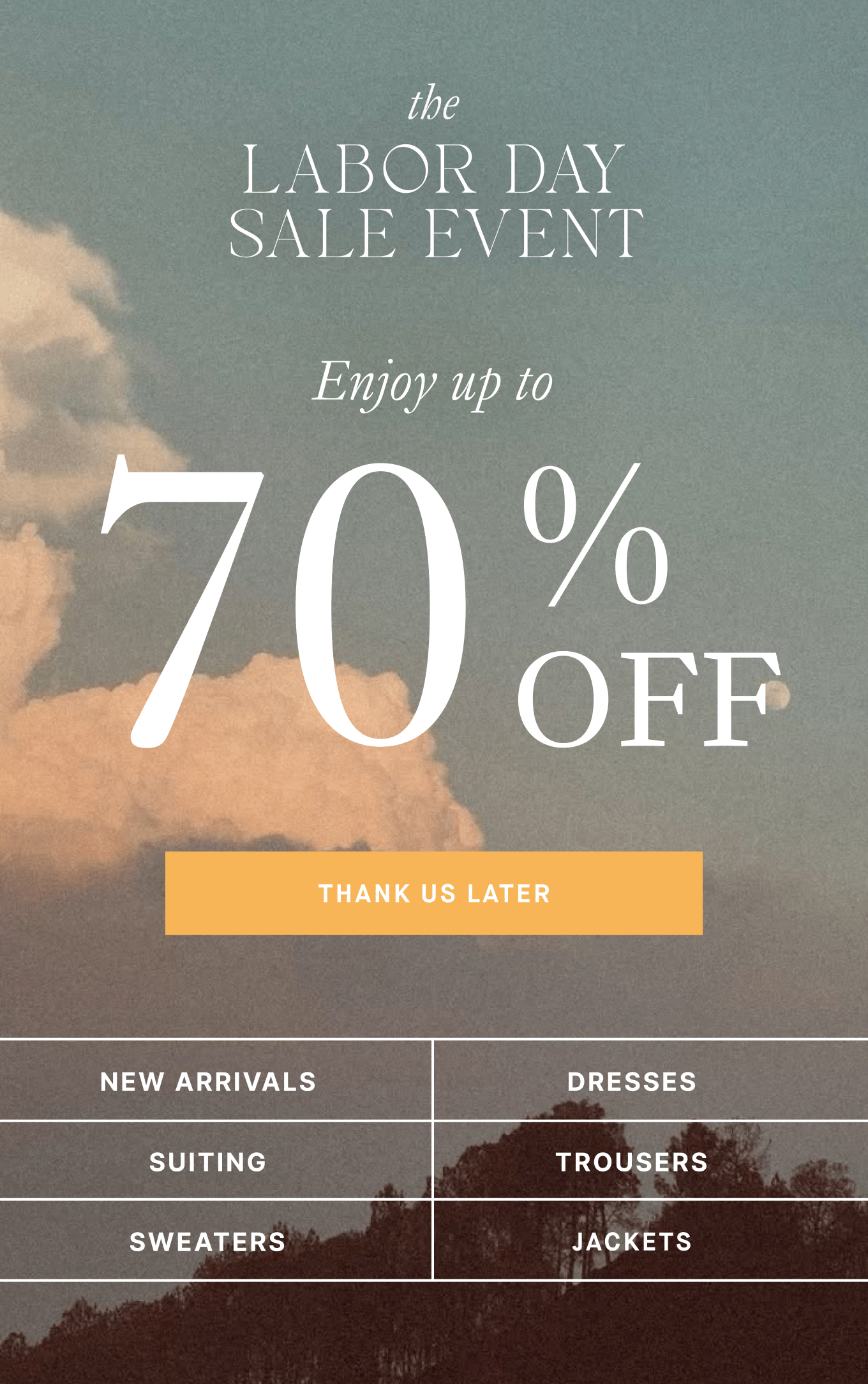 The Labor Day Sale Event