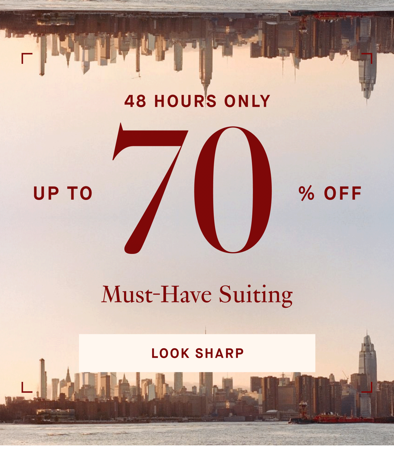 48 hours only - Up to 70% off