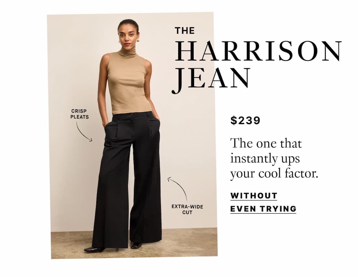 The Harrison Wide Pleated Jean - Better Than Denim