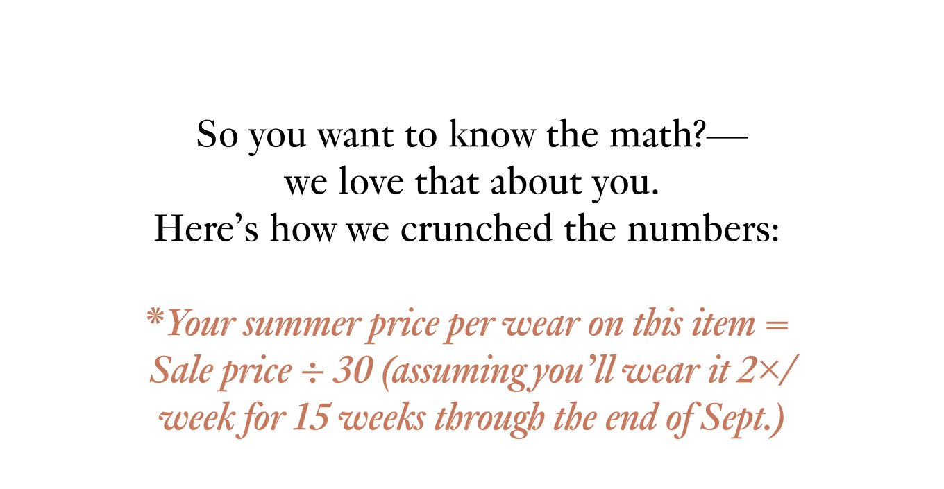 You want to know the math? 