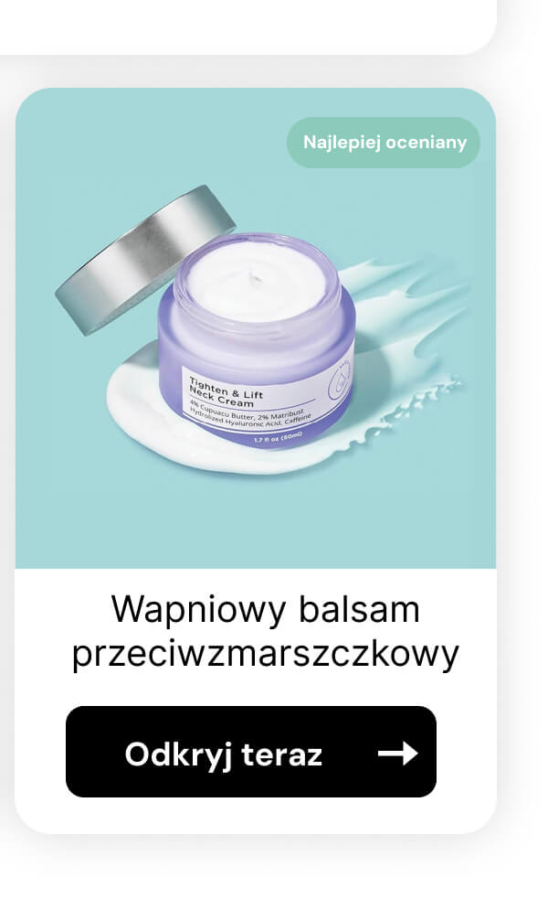 Wapniowy balsam przeciwzmarszczkowy
