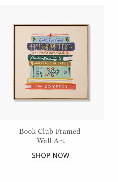 Book Club Framed Wall Art