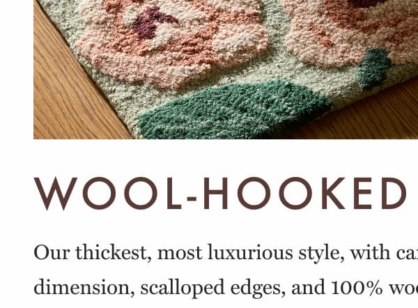 WOOL-HOOKED Rugs