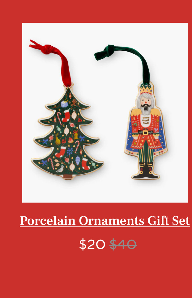 Porcelain Ornaments Gift Set