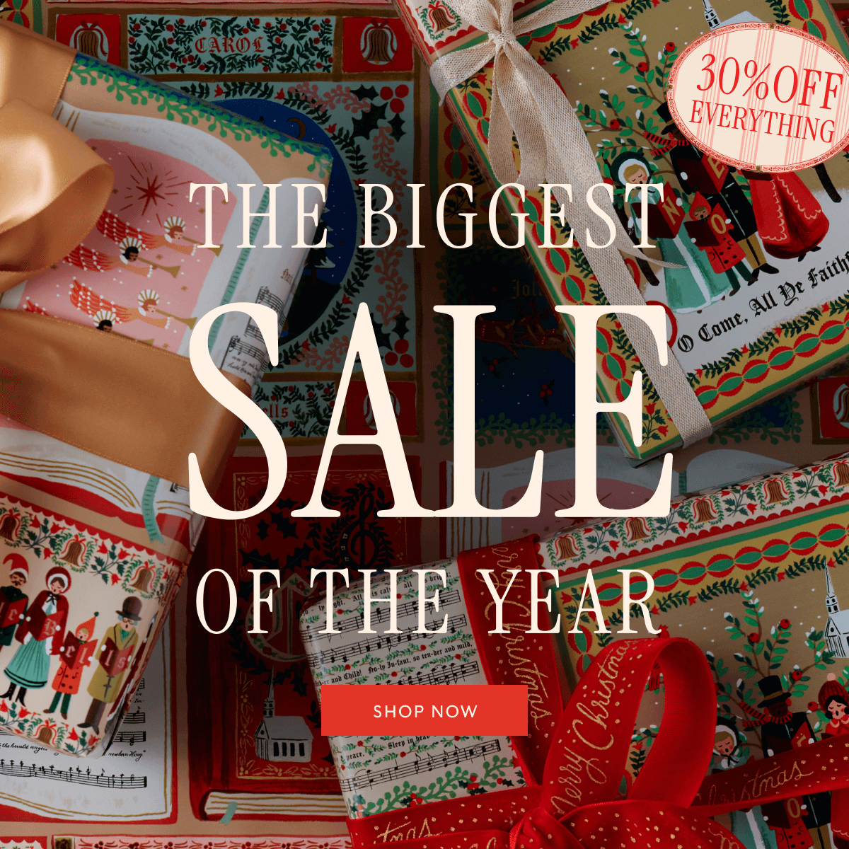THE BIGGEST SALE OF THE YEAR - 30% OFF EVERYTHING | SHOP NOW