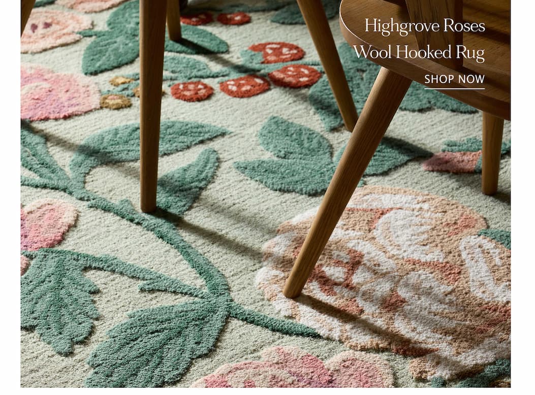 Highgrove Roses Rug