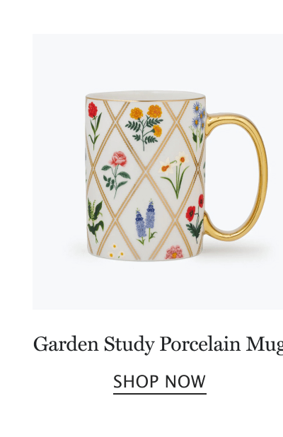 Garden Study Porcelain Mug