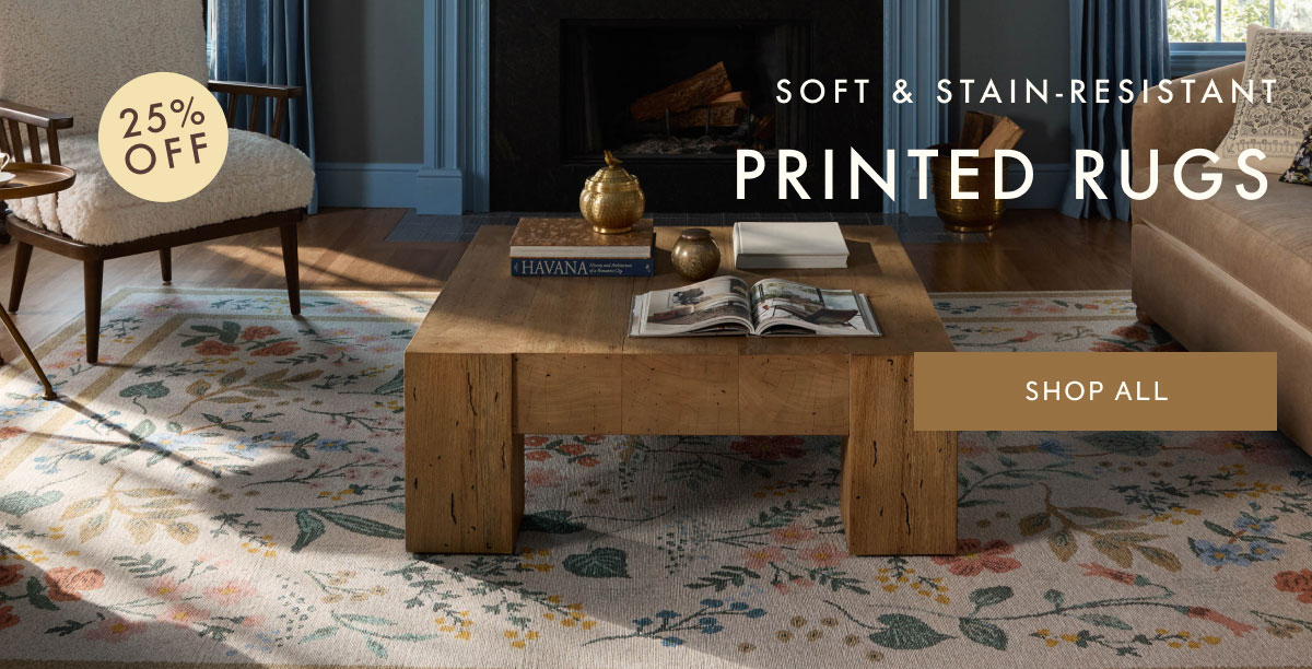 Soft & stain-resistant Printed Rugs  Shop all