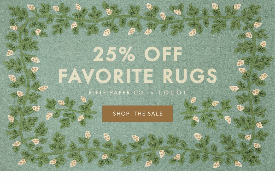 25% OFF Favorite Rugs Shop  The Sale