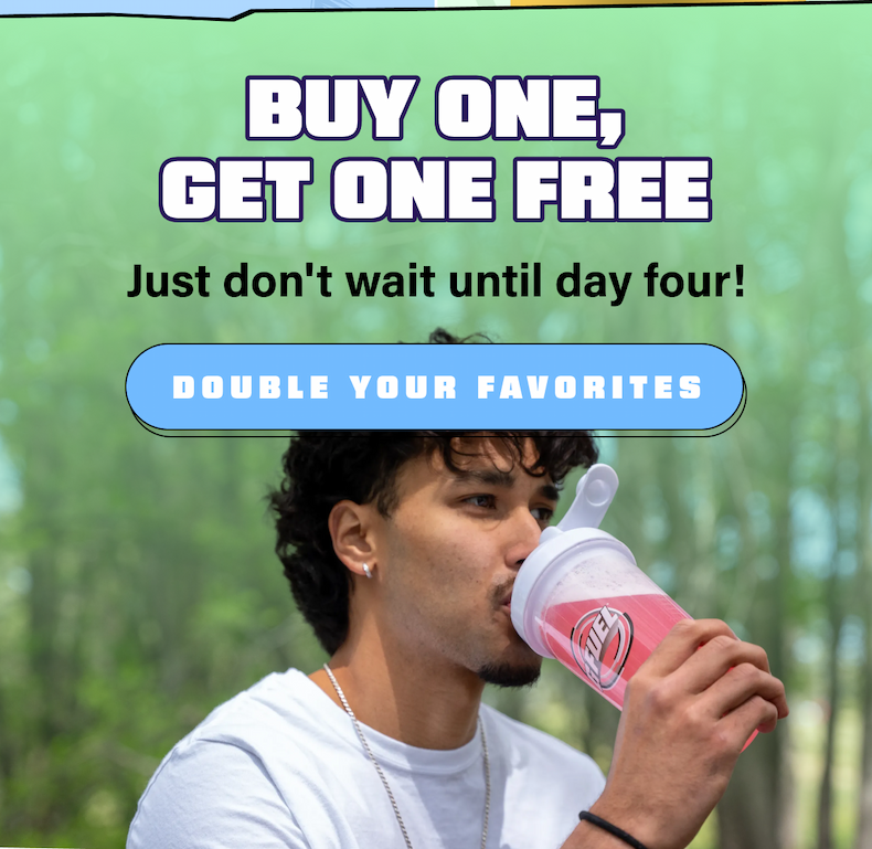 Buy one, get one FREE | Just don't wait until day four!