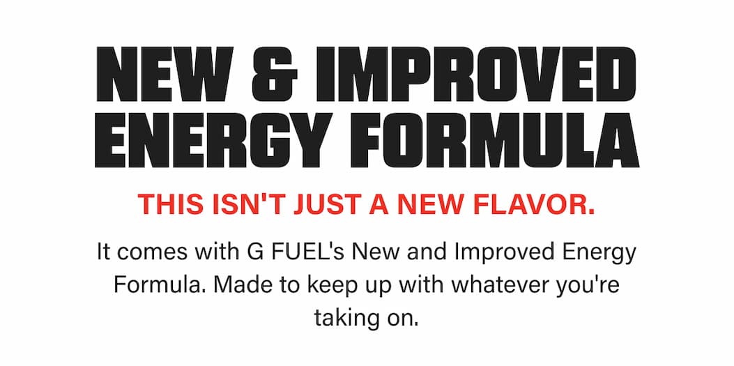 New & Improved Energy Formula