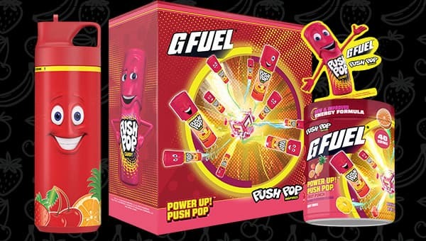 Pre-order these Push Pop drops now and claim your Push Pop Collector's Box and/or the Power Up! Push Pop Hydration Tub before it's too late!