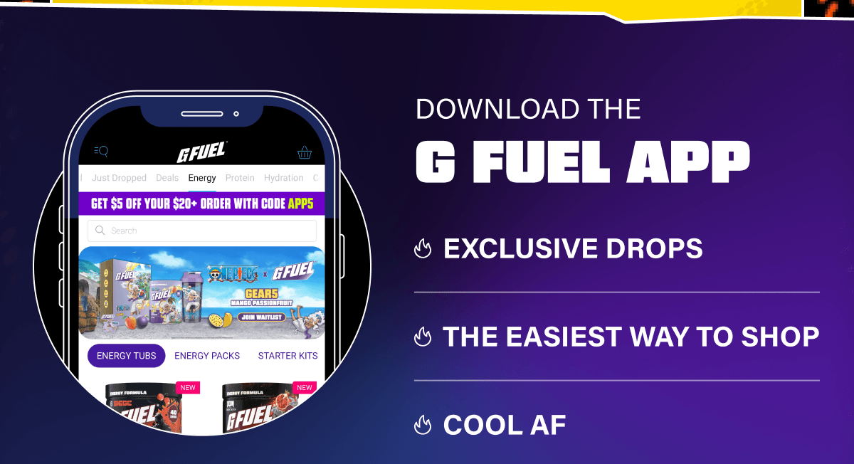 Download the G FUEL App