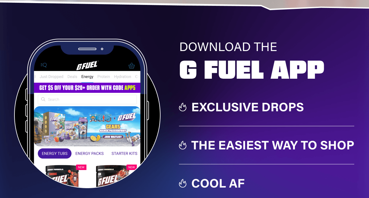 Download the G FUEL App