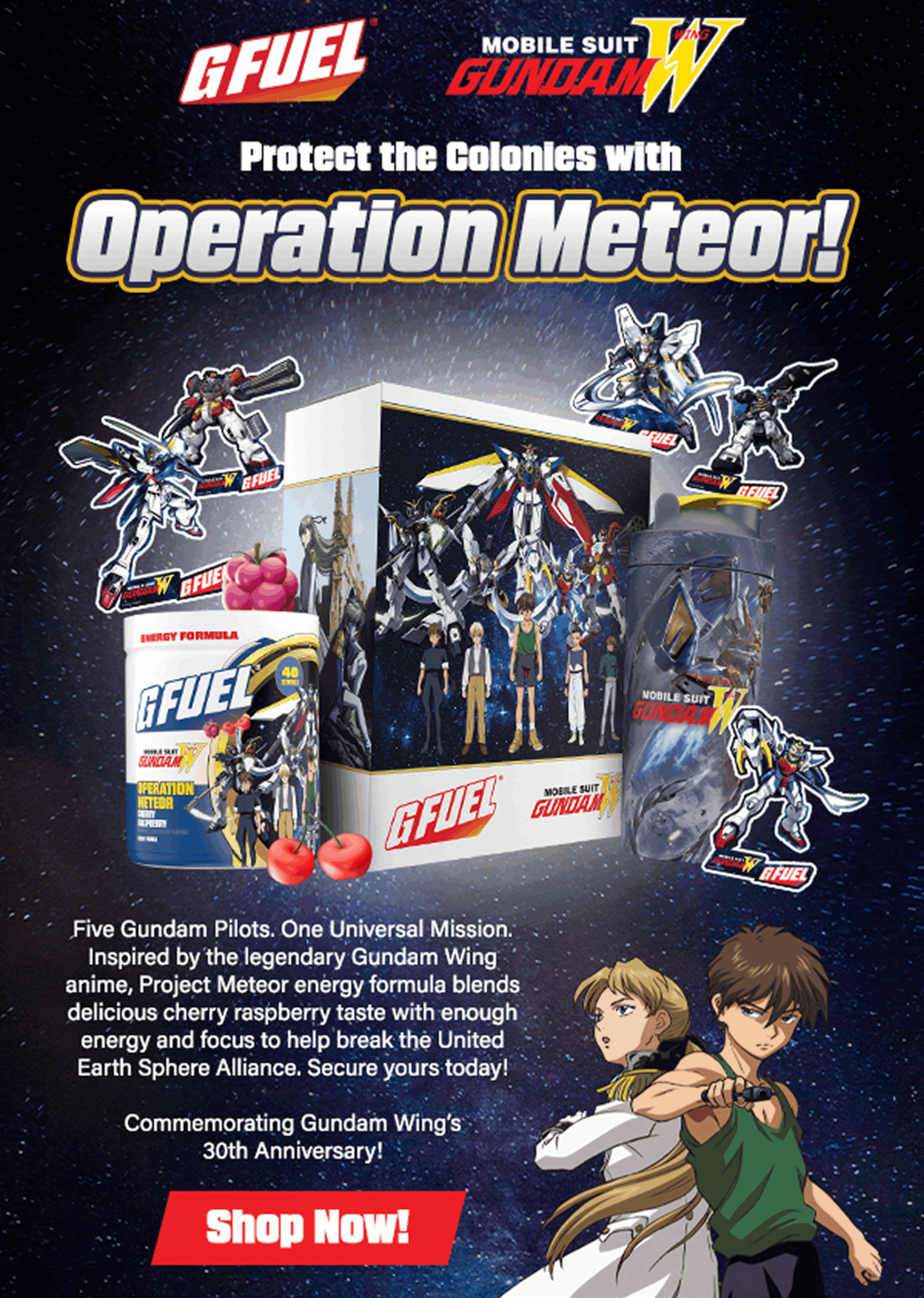 G Fuel x Mobile Suit Gundam Wing