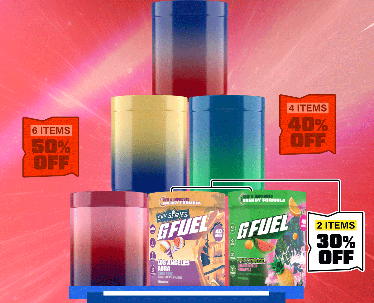 6 Items 50% Off | 4 Items 40% Off | 2 Items 30% Off