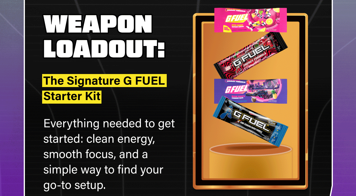 Weapon Loadout: The Signature G FUEL Starter Kit