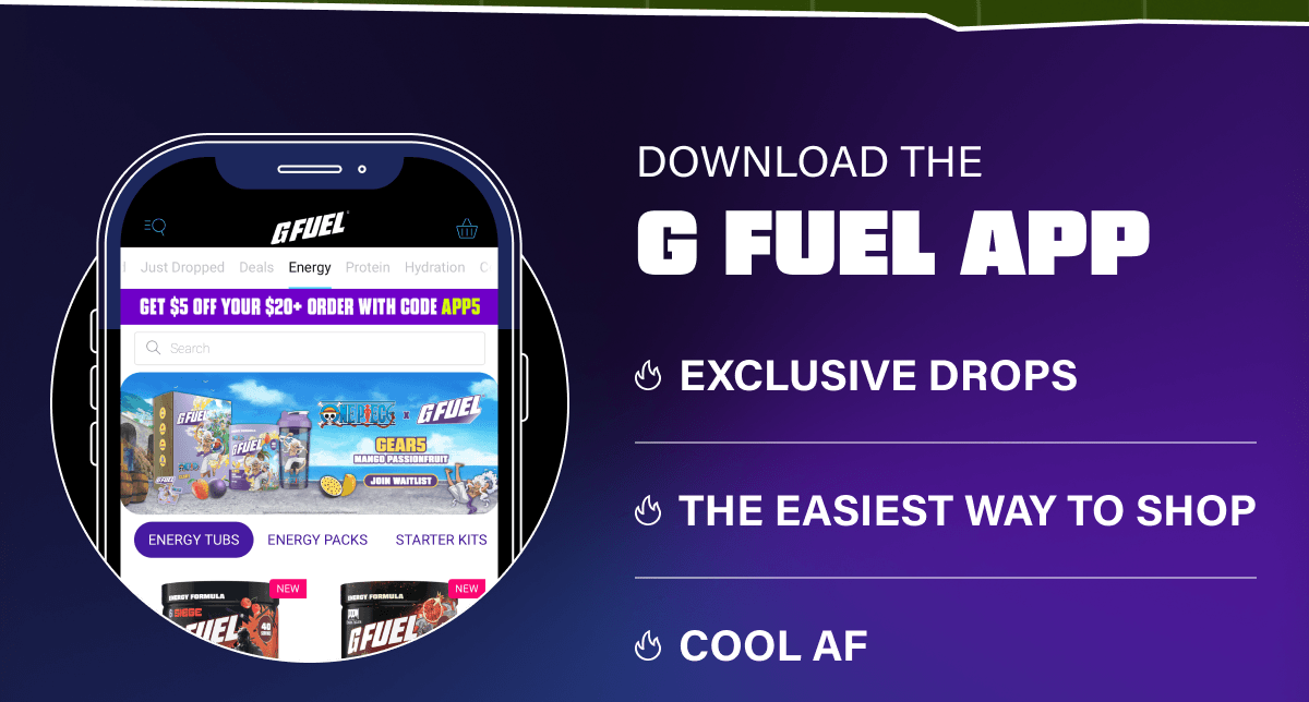 Download the G FUEL App