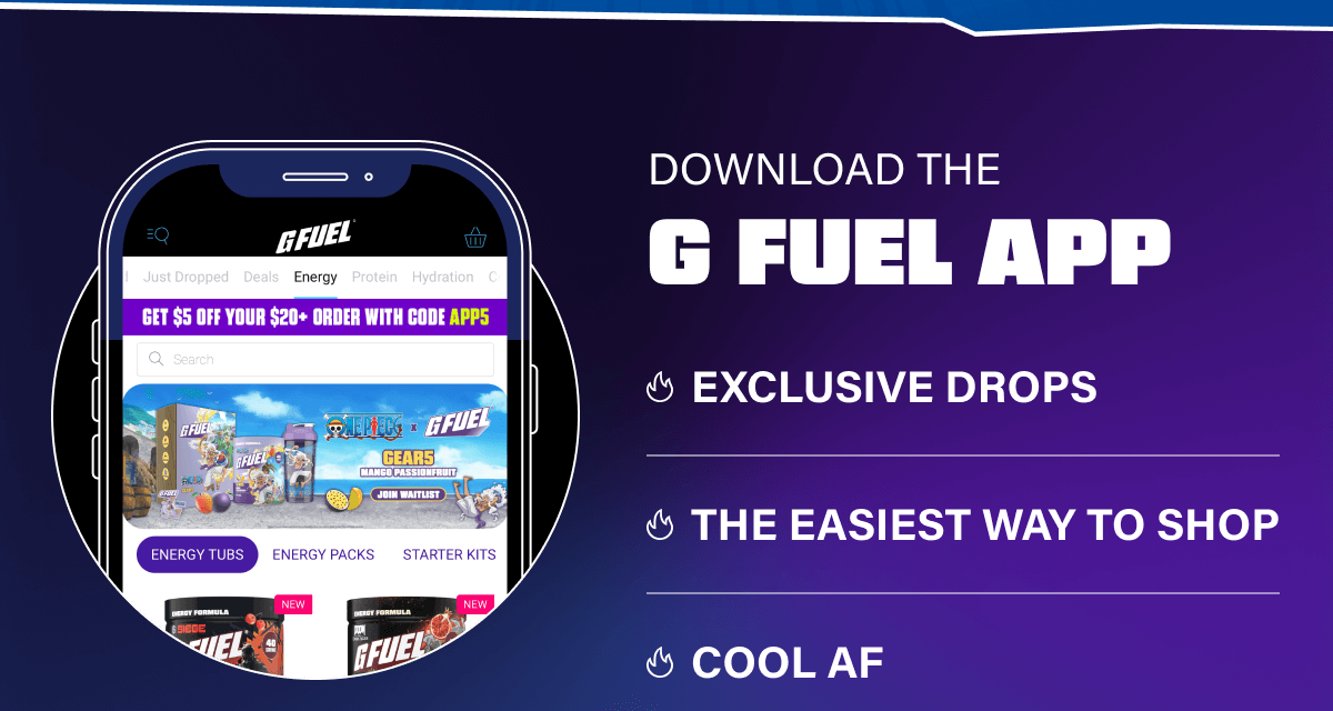 Download the G FUEL App