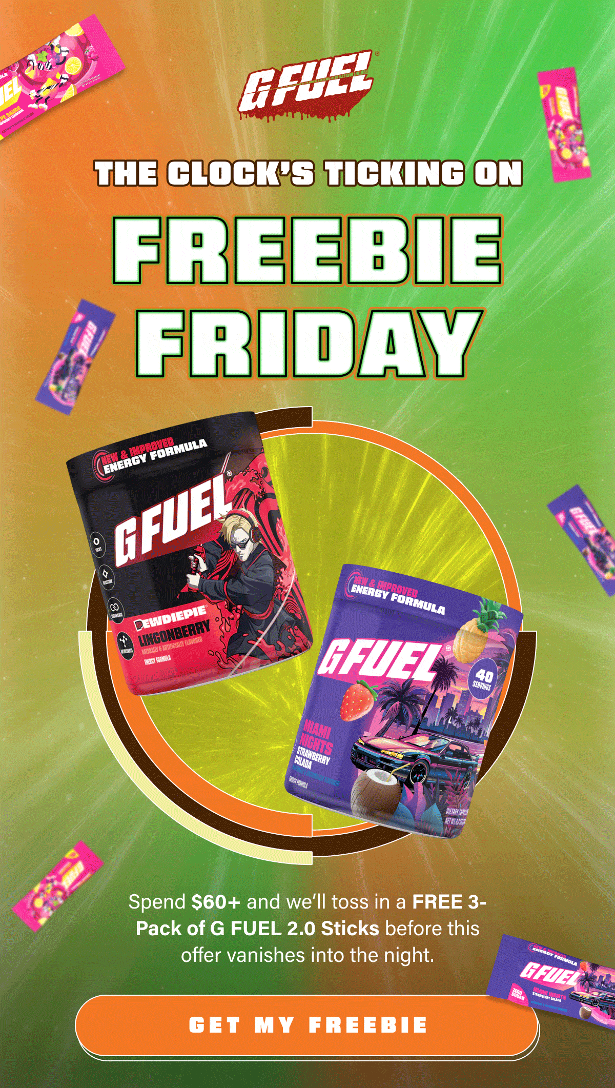 G Fuel - The clock's ticking on freebie friday
