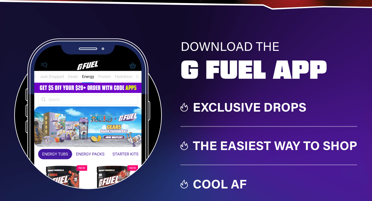 Download the G FUEL App