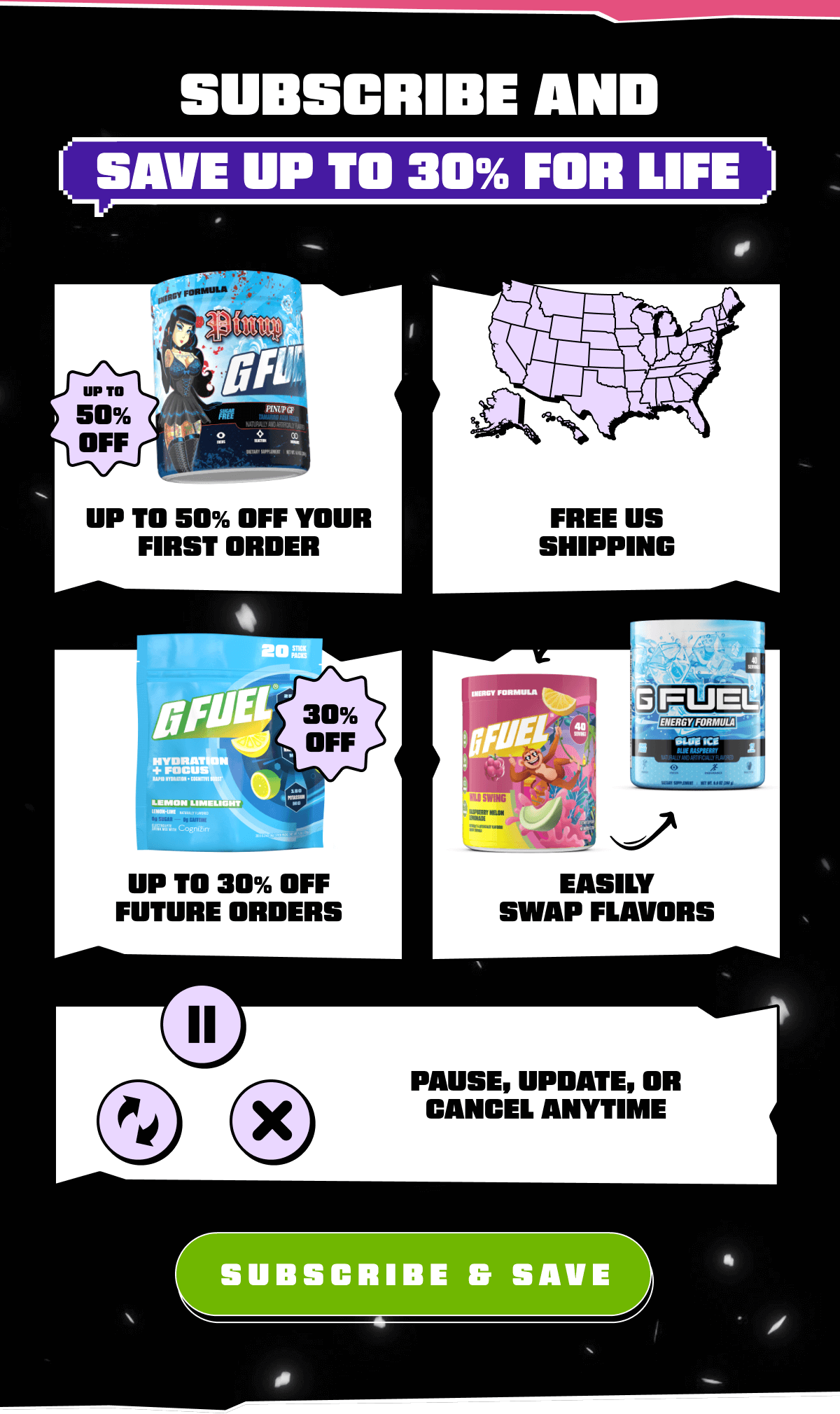 Subscribe And Save Up To 30% For Life