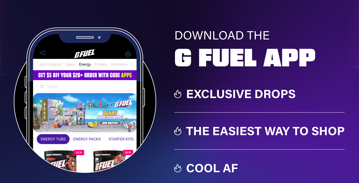 Download the G FUEL App