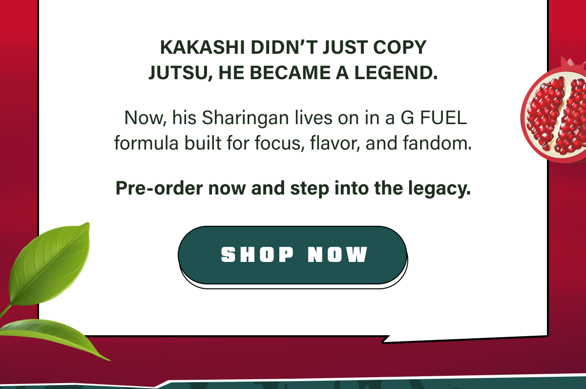 G FUEL x NARUTO SHIPPUDEN unleashes a new Collector’s Box - join the waitlist now to unlock early access!