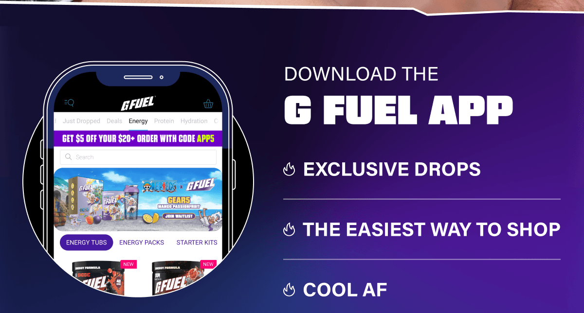 Download the G FUEL App