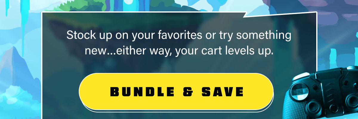 Stock up on your favorites or try something new…either way, your cart levels up.