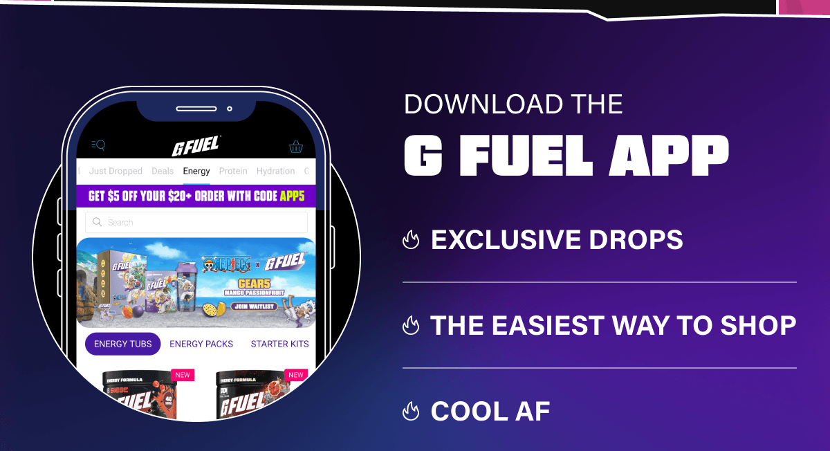 Download the G FUEL App