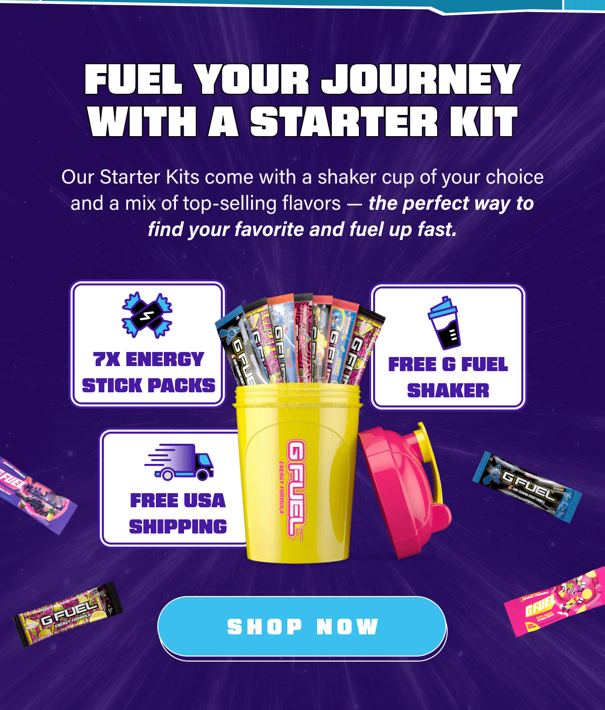 Fuel Your Journey With A Starter Kit | Shop Now
