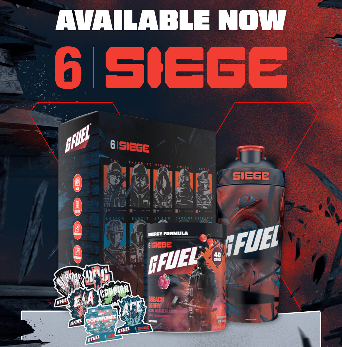 Available now 6 | Siege