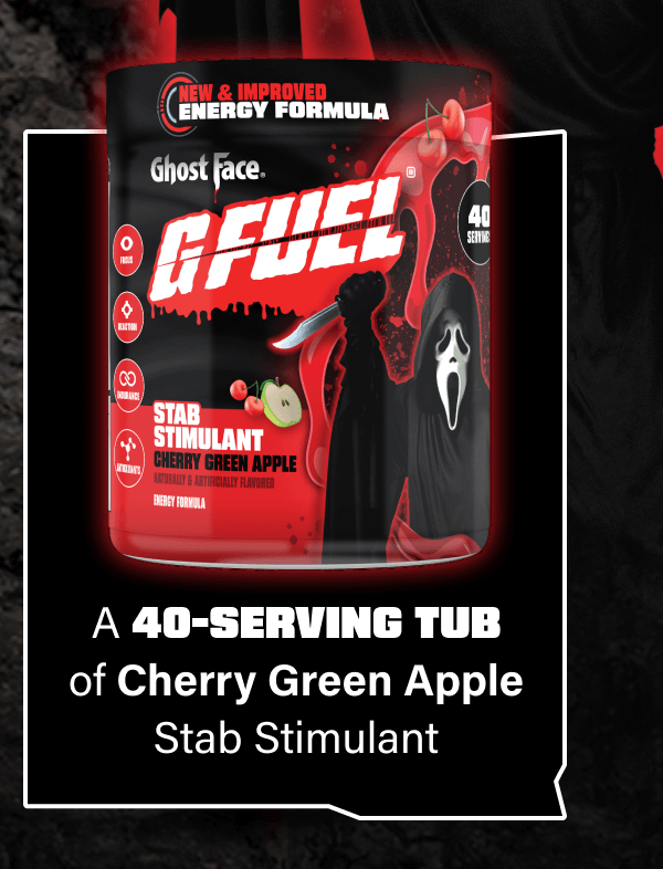 A 40-Serving Tub of Cherry Green Apple Stab Stimulant