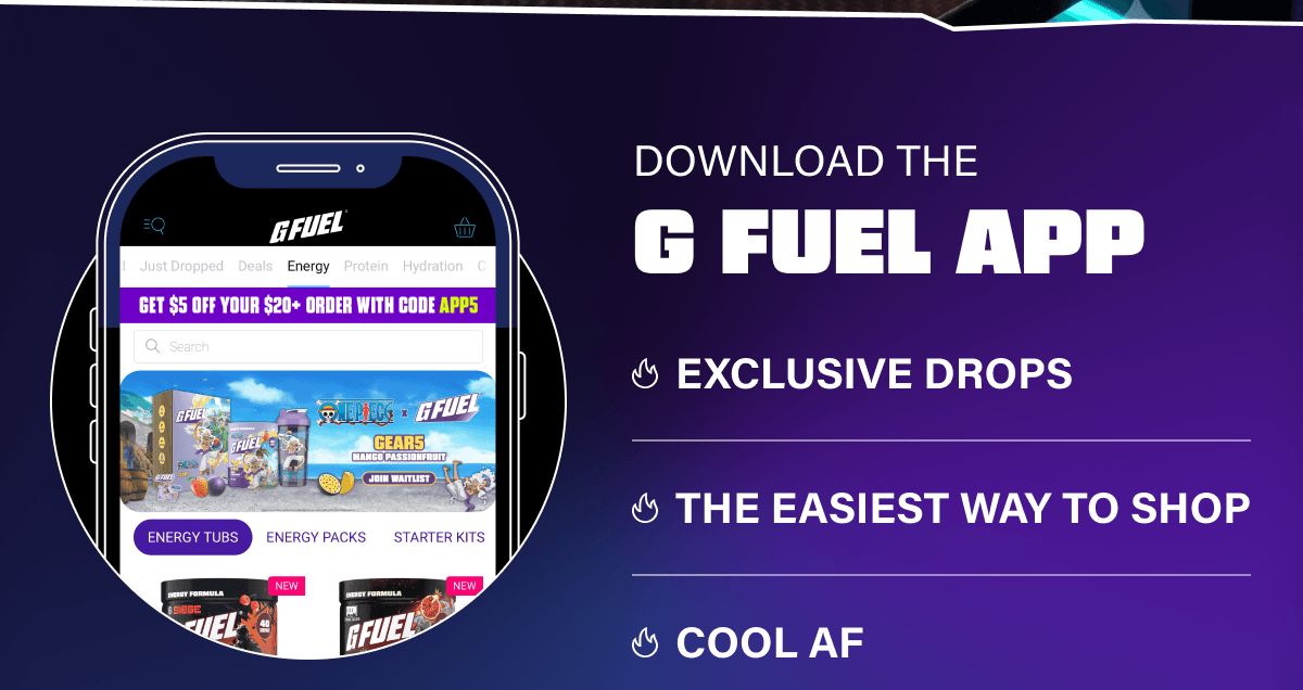 Download the G FUEL App