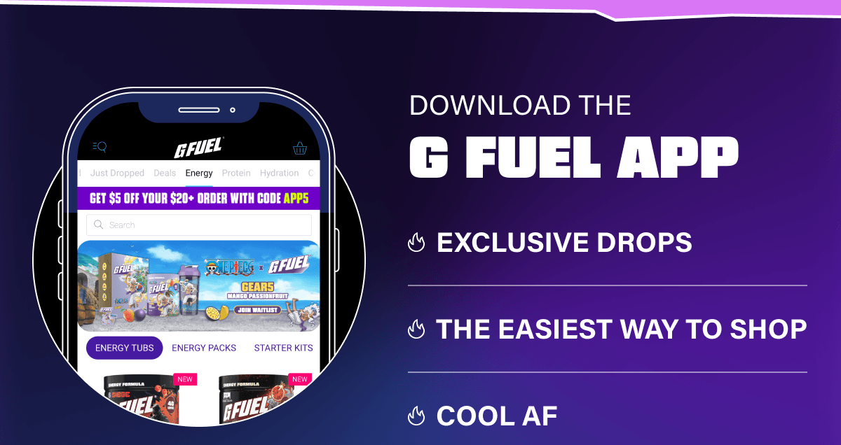 Download the G FUEL App