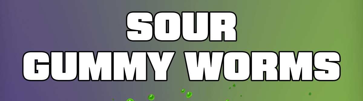 Sour Is Back Gummy Worms