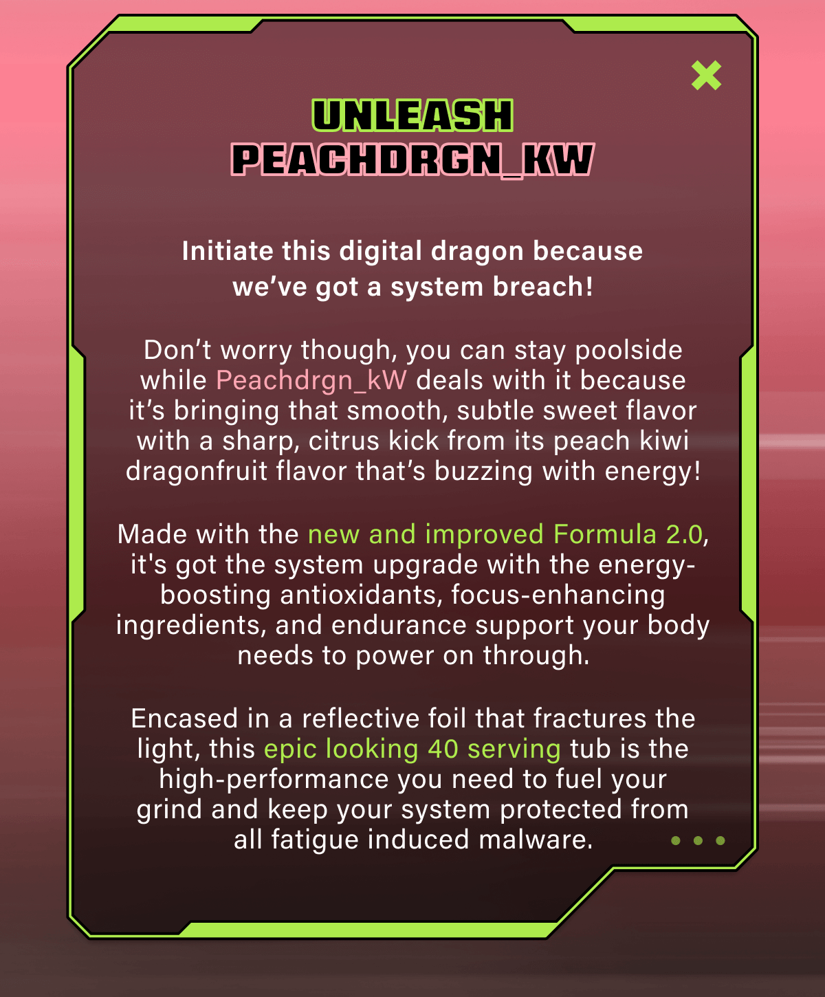 Unleash Peachdrgn_KW