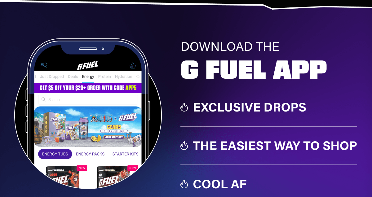 Download the G FUEL App